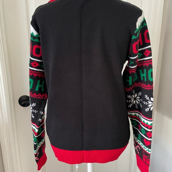 No Boundaries Grumpy Cat Christmas Sweater, Size L (11-13) - Picture 6 of 9